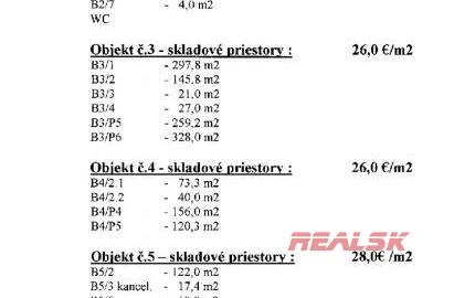 Kancelárie prenájom Sliač