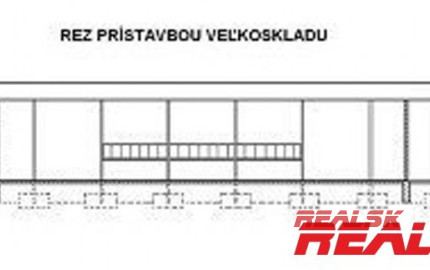 Na prenájom skladové priestory 5088m2 + admin. budova