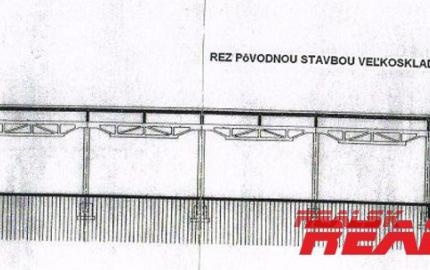 Na predaj skladové priestory 5088m2 + admin. budova