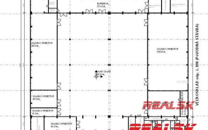 Na predaj skladové priestory 5088m2 + admin. budova