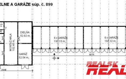 Na predaj skladové priestory 5088m2 + admin. budova