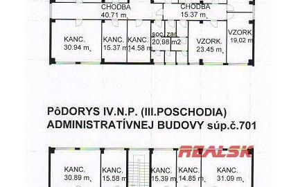 Na predaj skladové priestory 5088m2 + admin. budova