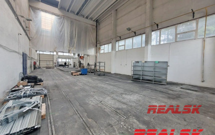 Priestory pre výrobu a skladovanie s mostovým žeriavom alebo bez, v Nitre na prenájom