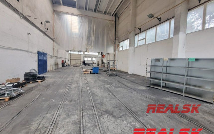 Priestory pre výrobu a skladovanie s mostovým žeriavom alebo bez, v Nitre na prenájom