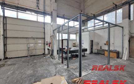 Priestory pre výrobu a skladovanie s mostovým žeriavom alebo bez, v Nitre na prenájom