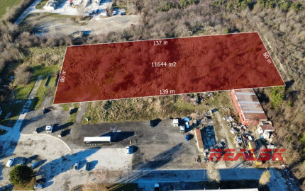 Priemyselný pozemok v Nitre na predaj