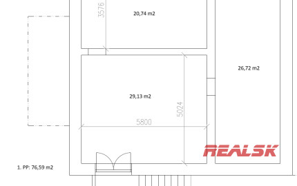 Prevádzkové priestory v centre Nitry s parkovaním - prenájom