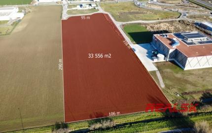 Na predaj pozemky v Priemyselnom parku Nitra – Sever (Možnosť prispôsobiť plochu)