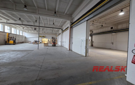 Výrobná hala s mostovým žeriavom v Nitre na prenájom