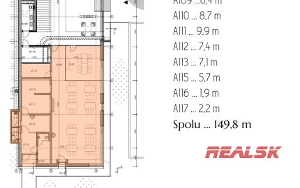 Nadštandardné priestory pre obchod a služby v Nitre na prenájom