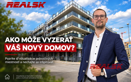 4-izbový byt s veľkou terasou v Rezidencii Tabáň – centrum Nitry