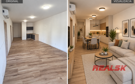 4-izbový byt s veľkou terasou v Rezidencii Tabáň – centrum Nitry