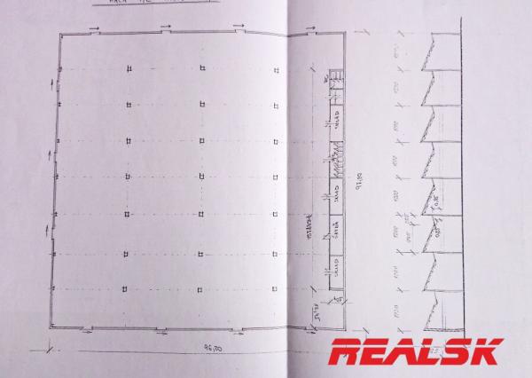 Hala 9400m2 na predaj