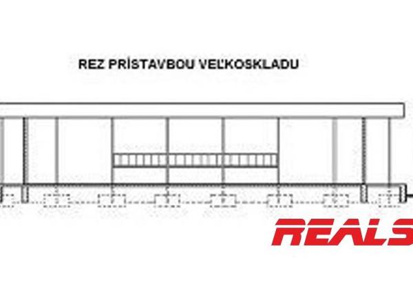 Na predaj skladové priestory 5088m2 + admin. budova