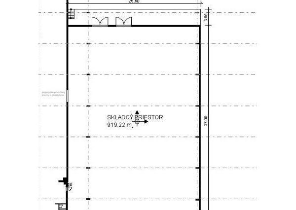 Na predaj skladové priestory 5088m2 + admin. budova