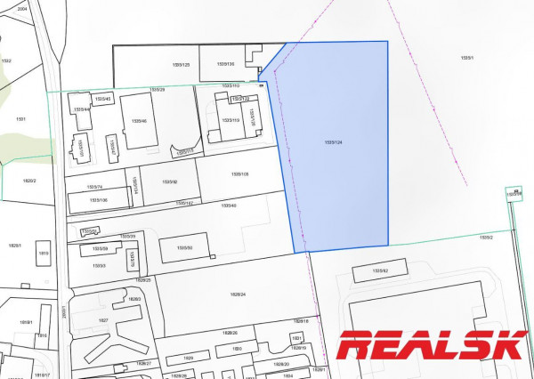 Pozemok 23486m2 určený na priemyselnú zástavbu - sklady