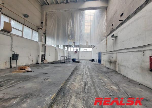 Priestory pre výrobu a skladovanie s mostovým žeriavom alebo bez, v Nitre na prenájom