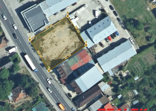 Pozemok pre komerčné účely v Nitre na prenájom