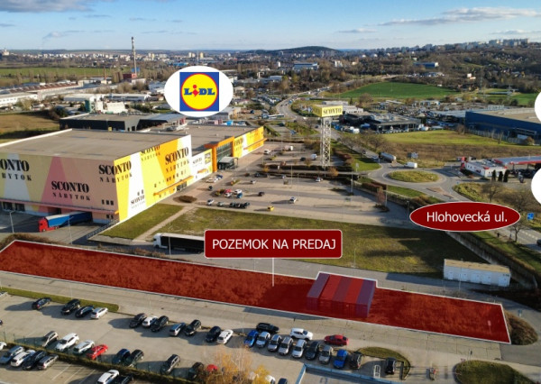 Pozemok na priemyselné účely v Nitre na predaj