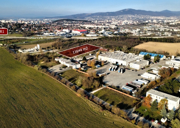 Priemyselný pozemok v Nitre na predaj