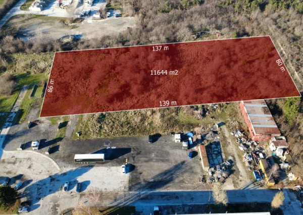 Priemyselný pozemok v Nitre na predaj