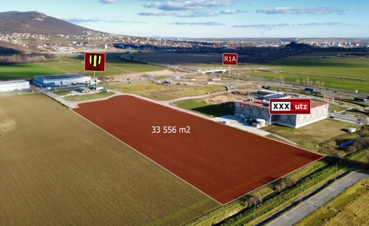 Pozemky s plochou od 2000 m² až do 33 000 m² v Priemyselnom parku v Nitre na predaj - fotografia 3