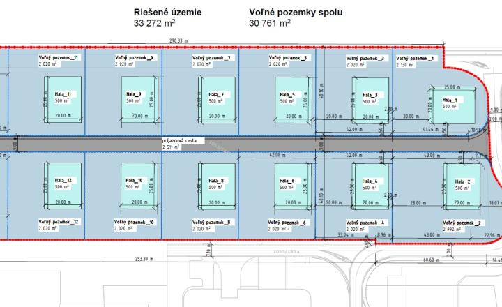 Na predaj pozemky v Priemyselnom parku Nitra – Sever (Možnosť prispôsobiť plochu) - fotografia 3