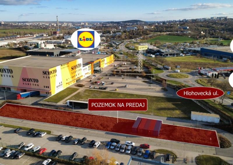 Pozemok na priemyselné účely v Nitre na predaj