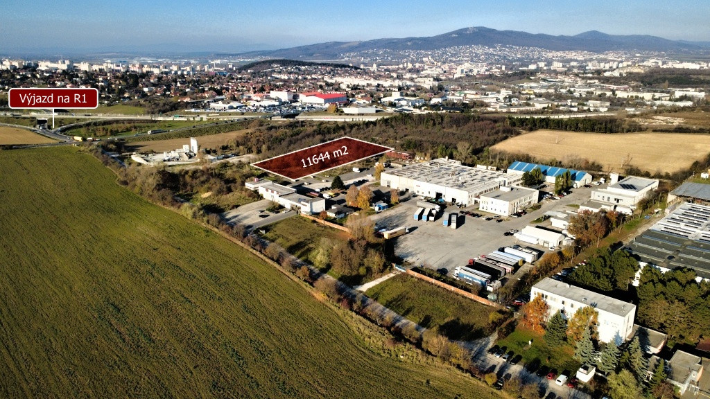 Priemyselný pozemok v Nitre na predaj